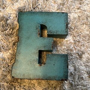 Letter E Shelf Decore